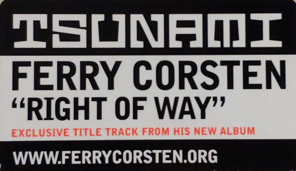 Ferry Corsten : Right Of Way (12")