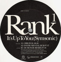 Load image into Gallery viewer, Rank 1 : It's Up To You (Symsonic) (12")