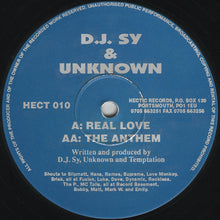Load image into Gallery viewer, D.J. Sy &amp; Unknown* : The Anthem / Real Love (12")