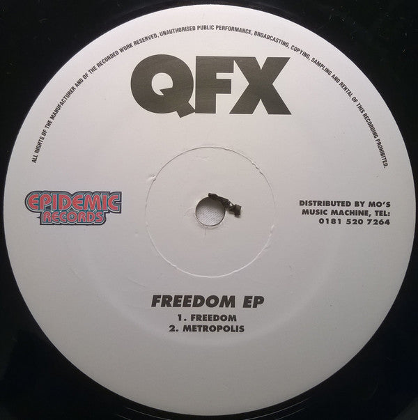 QFX : Freedom E.P. (12", EP)