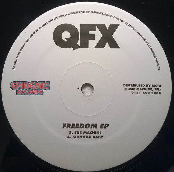 QFX : Freedom E.P. (12", EP)