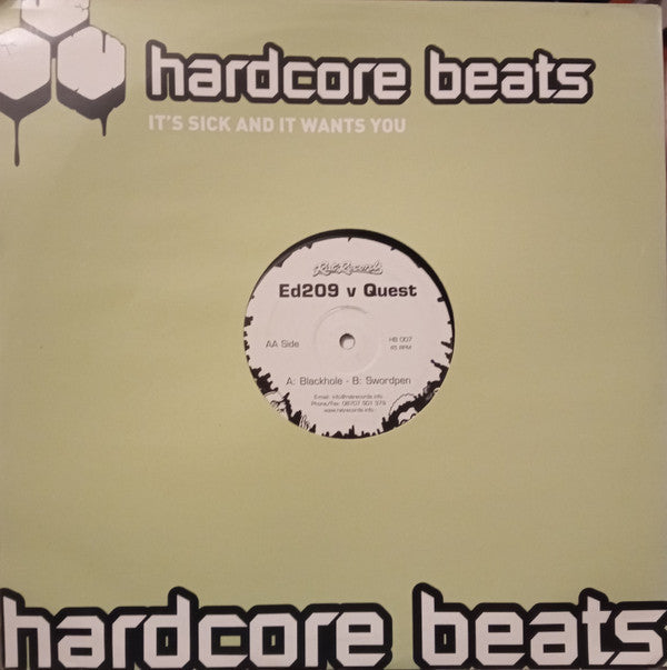 Ed209 v Quest* : Blackhole / Swordpen (12")