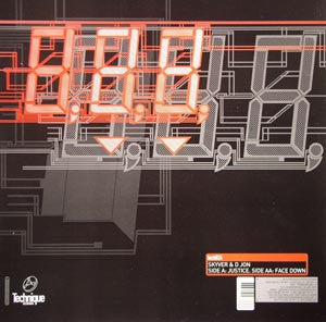 Skyver & D Jon - Justice / Face Down - Technique Recordings - tech024