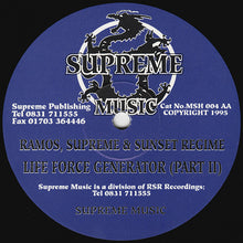 Load image into Gallery viewer, Ramos, Supreme &amp; Sunset Regime Featuring Heidi : Life Force Generator II (Young Guns E.P.) (12", EP)