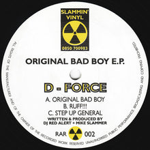 Load image into Gallery viewer, D-Force : Original Bad Boy E.P. (12", EP)
