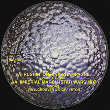 Load image into Gallery viewer, Happy Tunes / Midas : Rushin' On Pink Champagne / Imperial March (Star Wars Mix) (12")