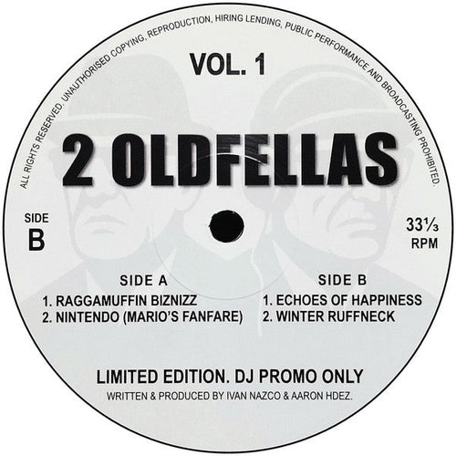 2 Oldfellas - Vol. 1  – 2OLDFELLAS01 - 12" Vinyl - Spanish Import - Breaks