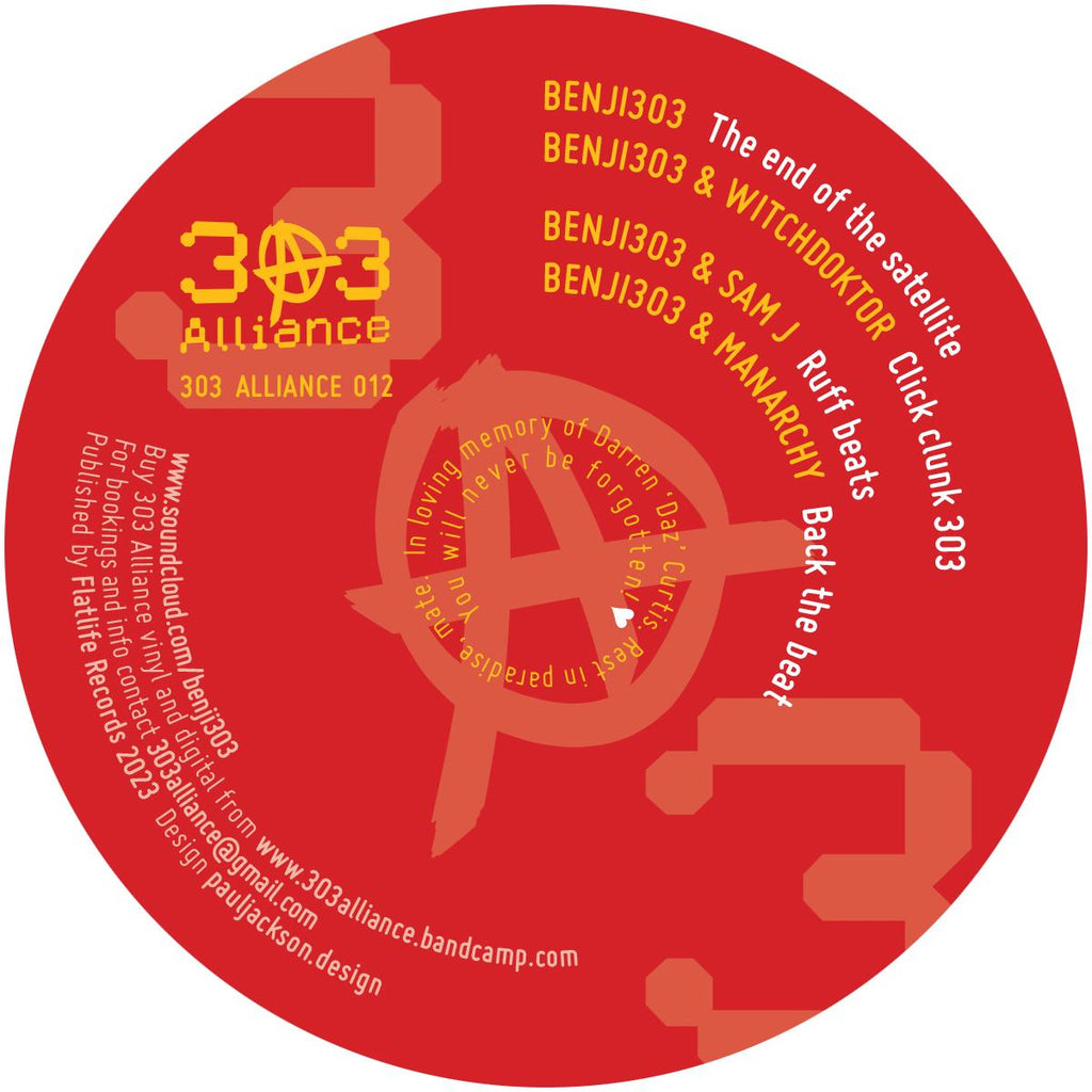 Benji303 - 303 Alliance - 303 ALLIANCE 012 - 303A012 - 12" Vinyl - Acid Techno