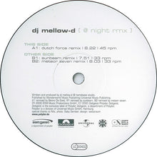 Load image into Gallery viewer, DJ Mellow-D : [ @ Night RMX ] (12")