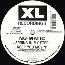 Load image into Gallery viewer, Nu-Matic : Spring In My Step (12")