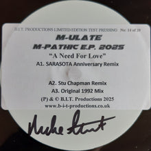 Load image into Gallery viewer, M-Ulate : M-Pathic E.P. 2025 (12", EP, Ltd, TP, W/Lbl, Sti)
