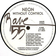 Load image into Gallery viewer, Neon : Without Control (12", Maxi)