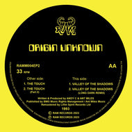 Ram Records - Origin Unknown - The Touch / Valley of the Shadows' (1993) - 12