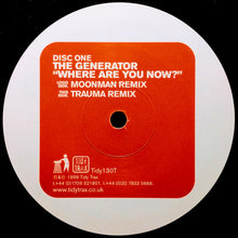 Load image into Gallery viewer, The Generator : Where Are You Now? (12", 1/2)