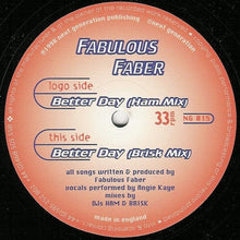 Load image into Gallery viewer, Fabulous Faber : Better Day (12")