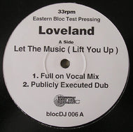 Loveland Featuring Rachel McFarlane : Let The Music (Lift You Up) (12