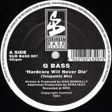 Load image into Gallery viewer, Q Bass* : Hardcore Will Never Die (12")