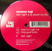 Load image into Gallery viewer, Seamus Haji : Last Night A DJ Saved My Life (12",33 ⅓ RPM)