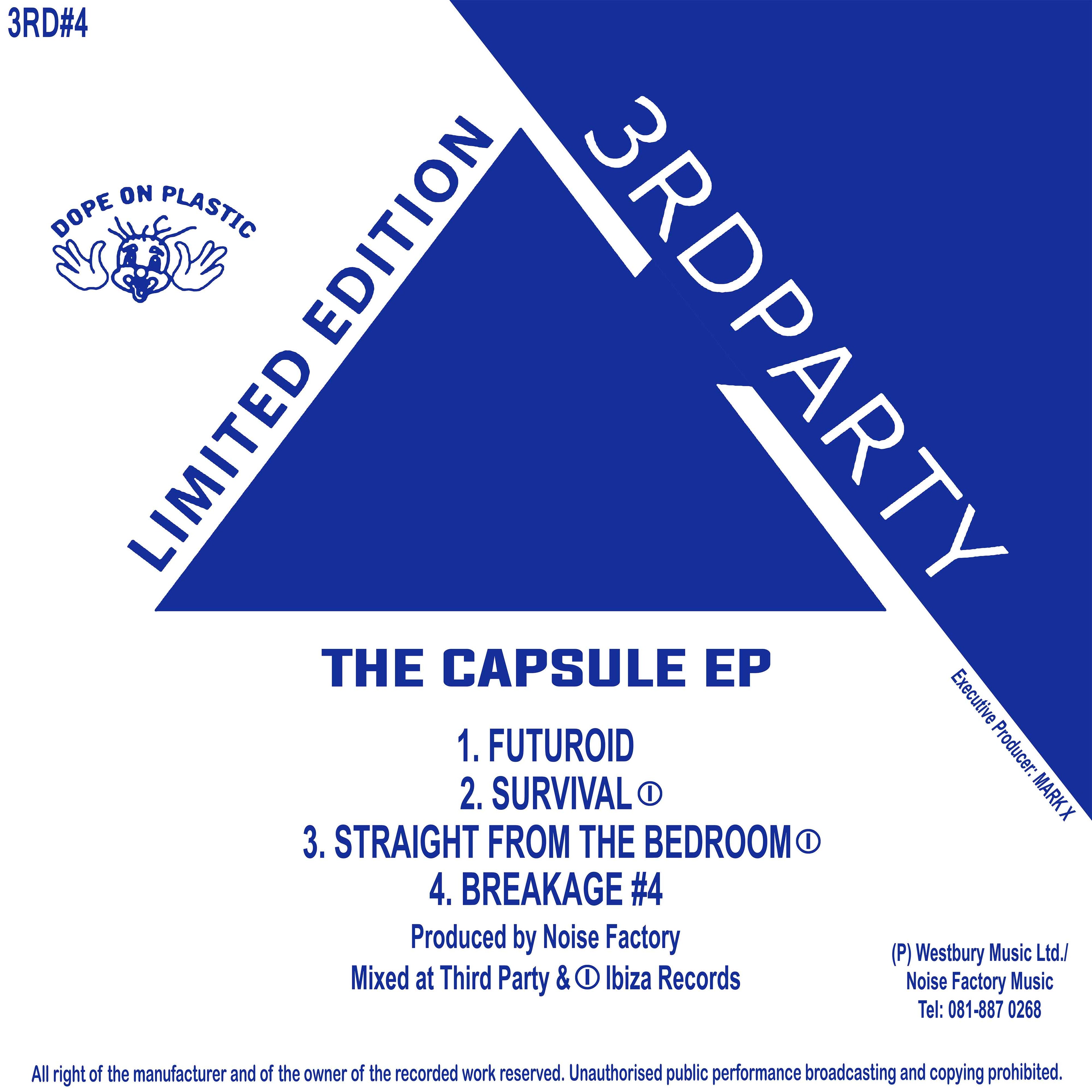3rd Party - Noise Factory - The Capsule EP - Futroid - Kemet - 3RD004 - 12"