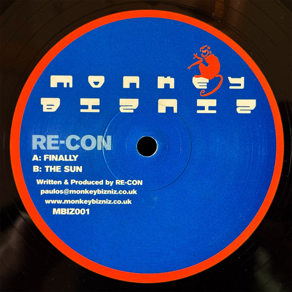 Re-Con - Finally / The Sun - Monkey Bizniz - MBIZ001 1