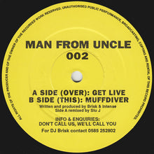 Load image into Gallery viewer, Brisk &amp; DJ Intense : Get Live (Remix) / Muffdiver (12")