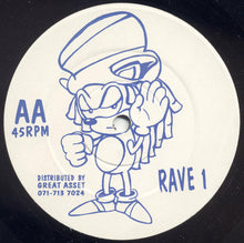 Load image into Gallery viewer, Unknown Artist : Rave 1 (12",45 RPM)