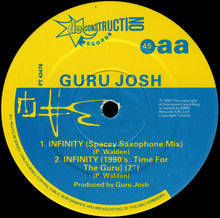 Load image into Gallery viewer, Guru Josh : Infinity (1990's...Time For The Guru) (12")