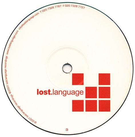 Miro  - By Your Side - Lost Language - LOST011 - 12" - Vinyl -  Very Good Plus (VG+)