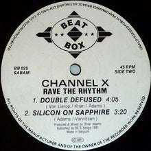 Load image into Gallery viewer, Channel X : Rave The Rhythm (12")