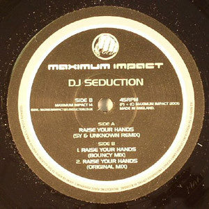 DJ Seduction : Raise Your Hands (12")