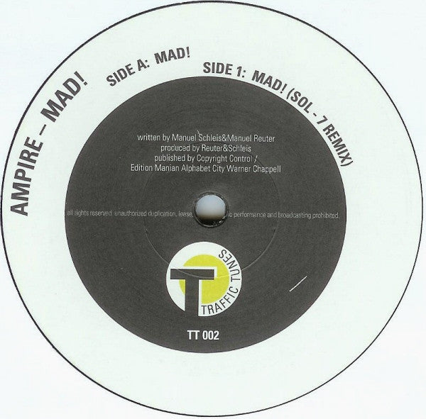 Ampire : Mad! (12")