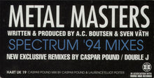 Load image into Gallery viewer, Metal Master : Spectrum '94 Mixes (12")