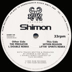 Shimon - The Predator / Within Reason (Remixes) - RAM Records - RAMM 10R - 12" - Vinyl - Very Good Plus (VG+)