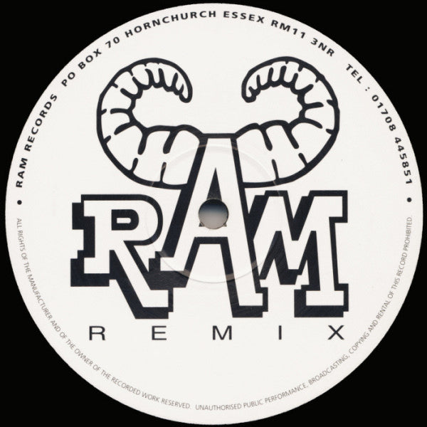 Shimon - The Predator / Within Reason (Remixes) - RAM Records - RAMM 10R - 12" - Vinyl - Very Good Plus (VG+)