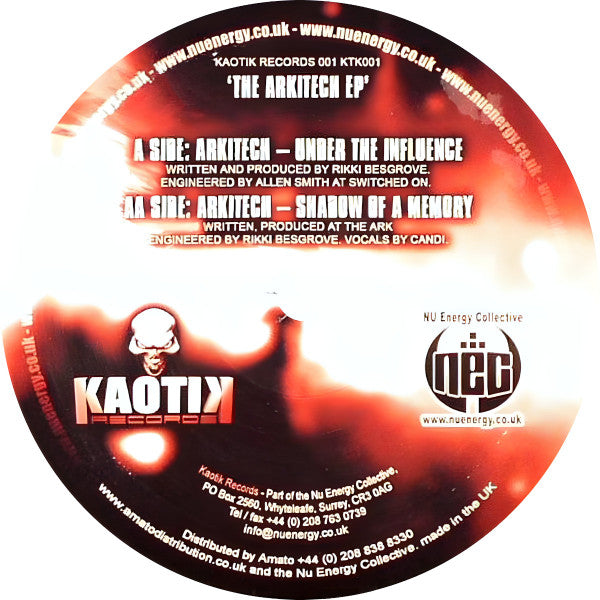 Arkitech : The Arkitech EP (12", EP)
