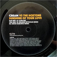 Load image into Gallery viewer, Cream (2) vs. The Hoxtons : Sunshine Of Your Love (12")