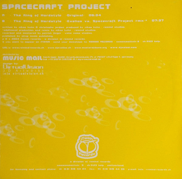 Spacecraft Project : The King Of Hardstyle (12")