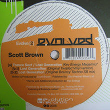 Load image into Gallery viewer, Scott Brown : Trance Sect / Lost Generation (Kev Energy Megamix) (12")