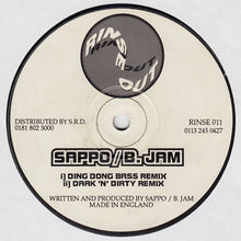 Load image into Gallery viewer, Sappo* / B.Jam* : Ding Dong Bass / Dark 'N' Dirty (Remixes) (12")