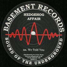 Load image into Gallery viewer, Hedgehog Affair : Oh My God I'm A DJ / We Told You (12", RE)
