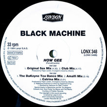 Load image into Gallery viewer, Black Machine : How Gee (12", Single)