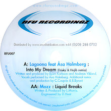Load image into Gallery viewer, Lagoona Feat Åsa Holmberg / Mozz : Into My Dream (Remix) / Liquid Breaks (12")
