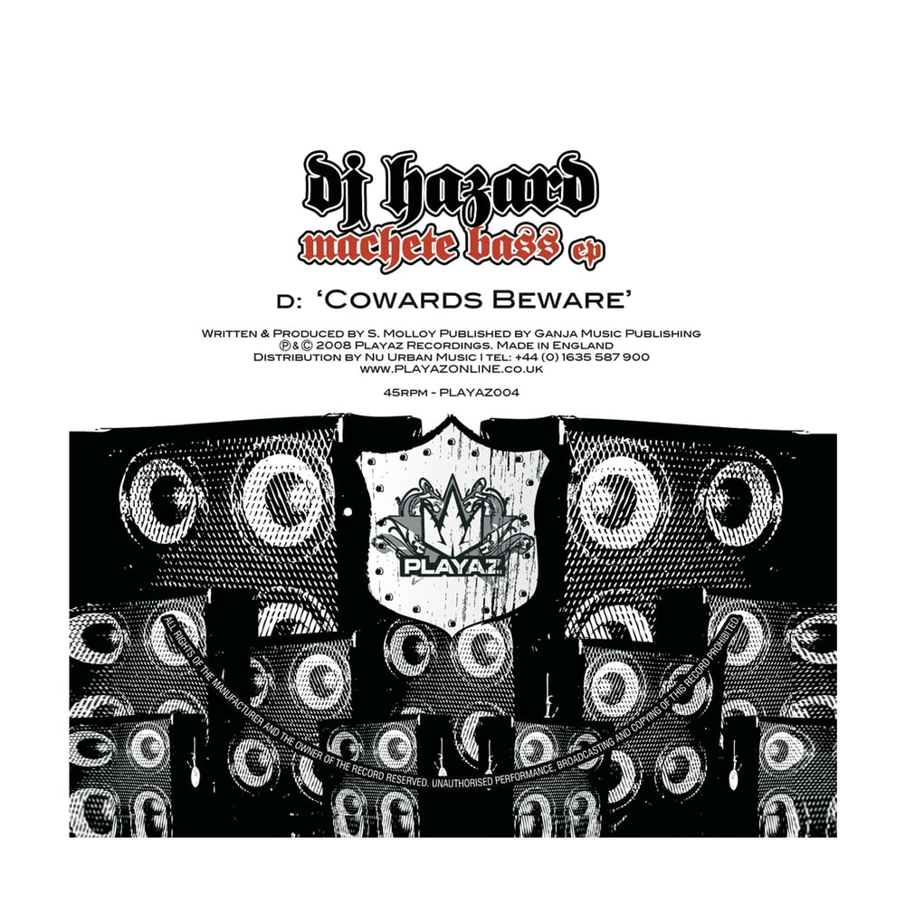 DJ Hazard - Machete Bass EP - PLAYAZ004RP D Side