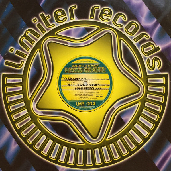 Pushing Elementz - Tribe House Fx - Limiter Records - LMR 004 - 12" - Vinyl -  Very Good Plus (VG+)