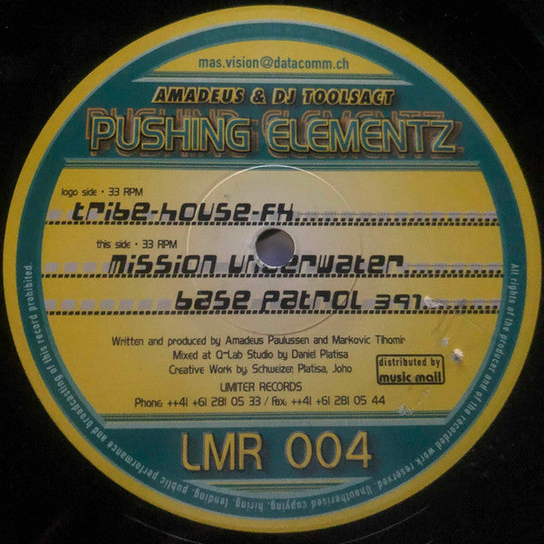 Pushing Elementz - Tribe House Fx - Limiter Records - LMR 004 - 12" - Vinyl -  Very Good Plus (VG+)