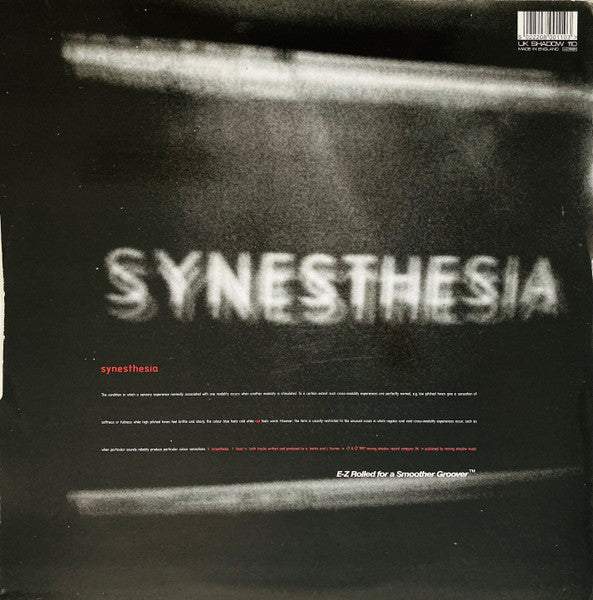 E-Z Rollers - Synesthesia / Fever - Moving Shadow - SHADOW 110 - 12" - Vinyl - Very Good Plus (VG+)