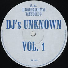 Load image into Gallery viewer, DJ's Unknown : Vol. 1 (12",45 RPM)
