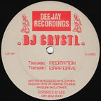 DJ Crystl - Meditation / Warp Drive - Dee Jay Recordings - DJX0010 - 12" - Vinyl -  Very Good (VG)