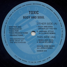 Load image into Gallery viewer, Toxic : Body And Soul (Never Let You Go) (12", EP)