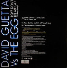Load image into Gallery viewer, David Guetta Vs. The Egg : Love Don't Let Me Go (Walking Away) (12", Single)